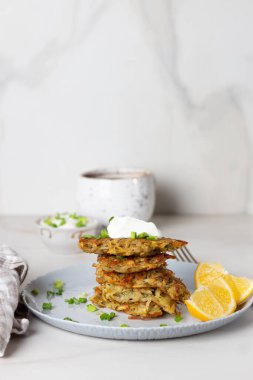 Patatesli krep ya da kremalı draniki.