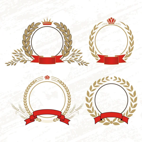 Vektör - defne çelengi