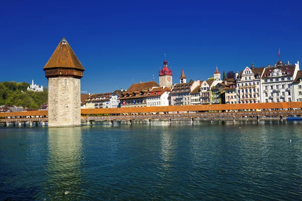 Historic city center of Lucerne — Stock Photo, Image