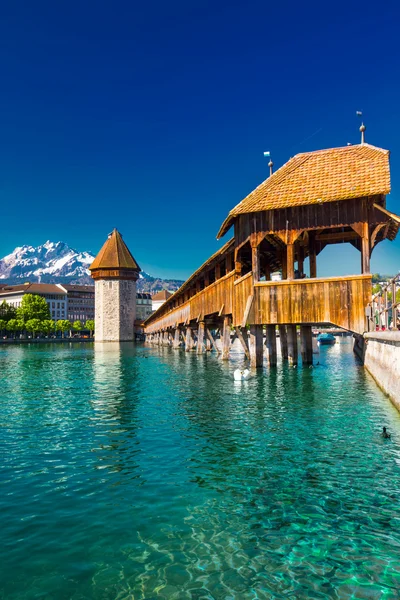 Historic city center of Lucerne — Stock Photo, Image