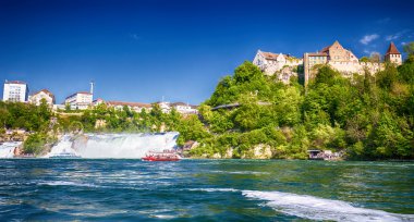 View to Rhine falls clipart