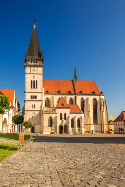 Stad centrum van Bardejov — Stockfoto