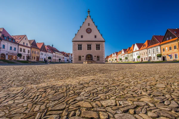 Stadtzentrum von Bardejov — Stockfoto