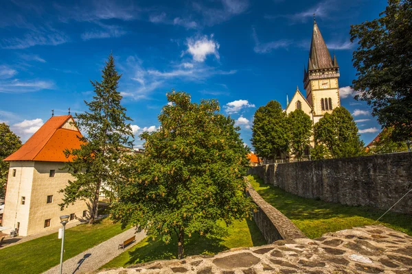 Bardejov oude stadscentrum — Stockfoto