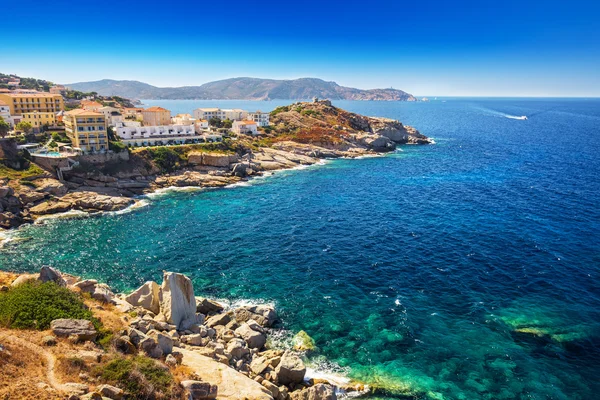 Casas históricas en Calvi — Foto de Stock