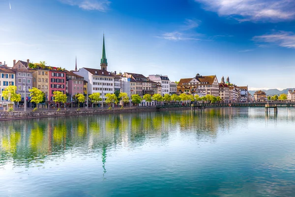 A Zürich történelmi központjától — Stock Fotó