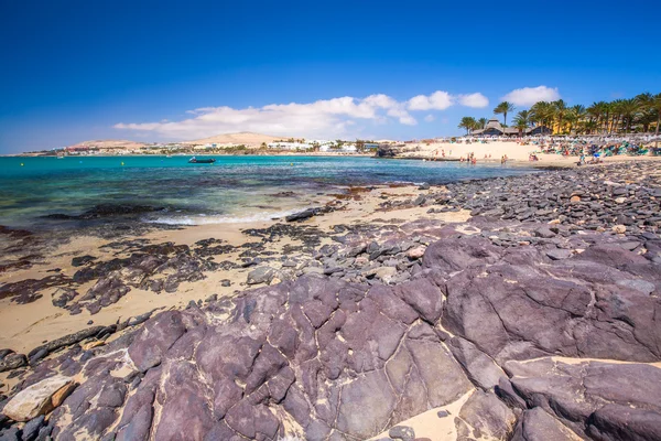 Costa Calma zandstrand strand — Stockfoto