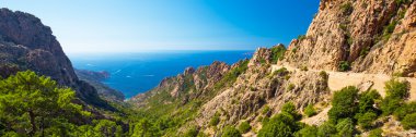 Calanqes de Piana Panoraması