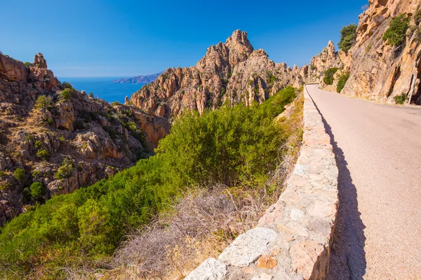 Calanches de Piana op het Corsica — Stockfoto