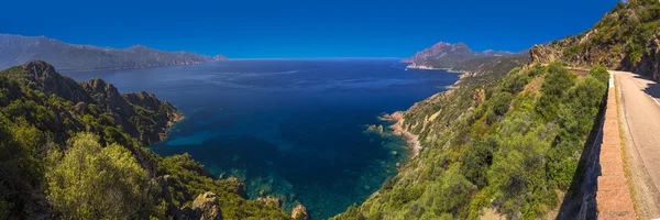 Golfe de Girolata desde Bocca Di Palmarella — Foto de Stock