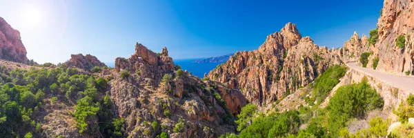 Calanques de Piana на Корсика — стоковое фото