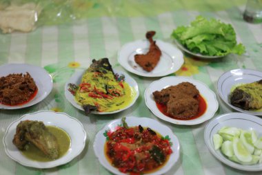 Endonezya geleneksel restoran, Sumatra, Padang