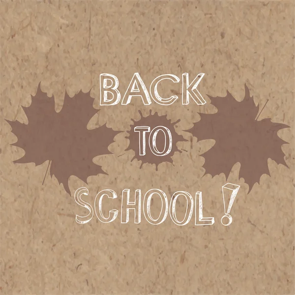 Back to School background — Stock Vector