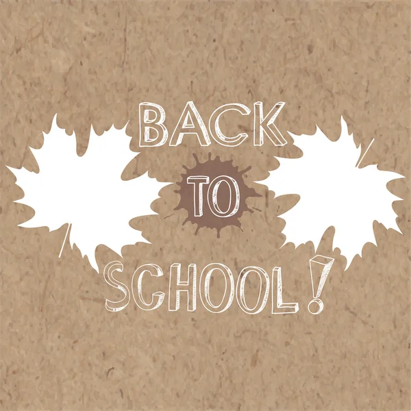 Back to School background — Stock Vector