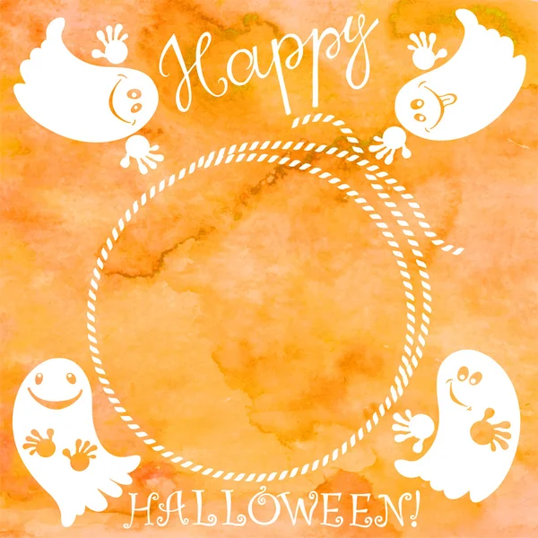 Tarjeta de felicitación para fondo de Halloween  . — Vector de stock