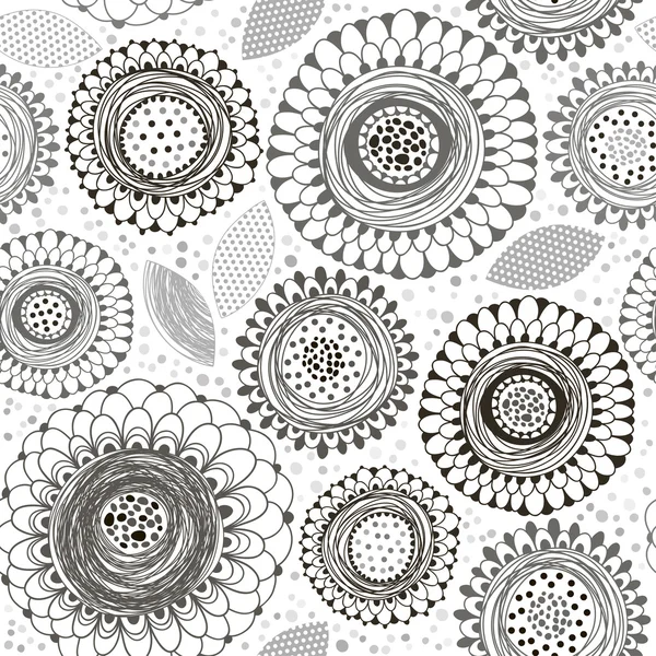 soyut çiçek deseni