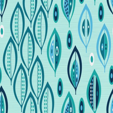 Yapraklı kusursuz desen.