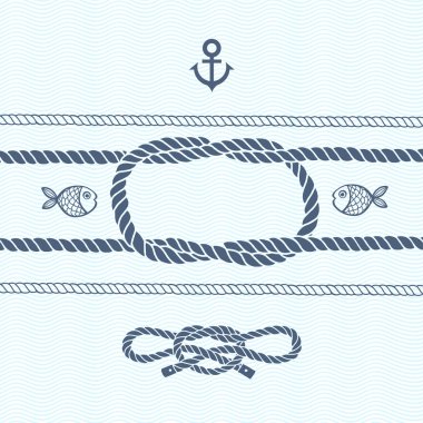 Çerçeve ile deniz kartı