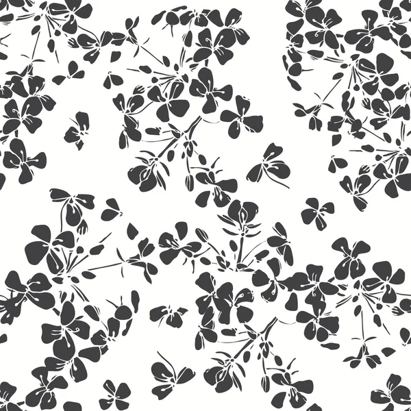 Patrón sin costura abstracto floral — Vector de stock