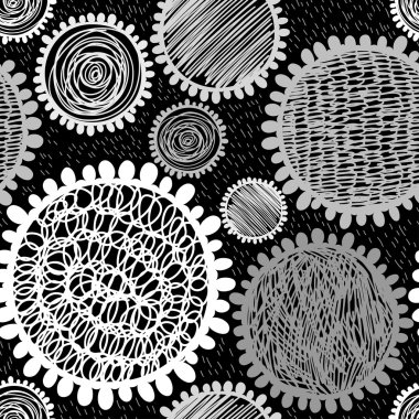 stilize çiçek deseni