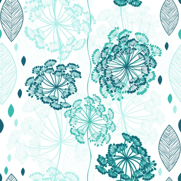 抽象的な花のパターン — ストックベクタ