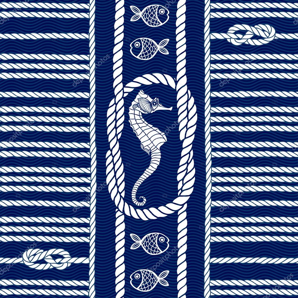 Pattern with marine rope