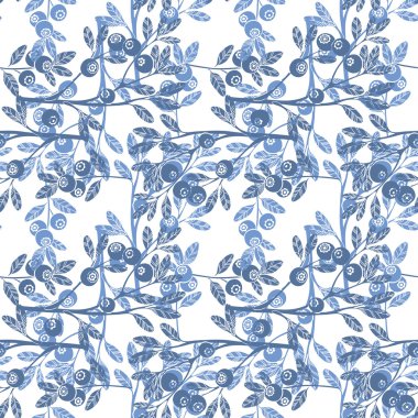 Arka plan dal çilek ile.