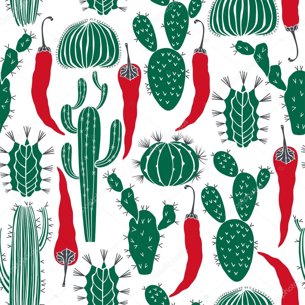 cactuses and hot peppers.