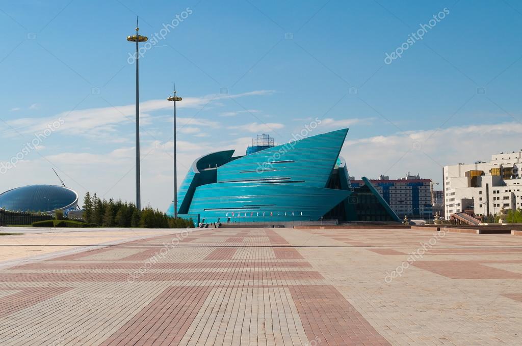 Kazakhstan Central Concert Hall in Astana – Stock Editorial Photo