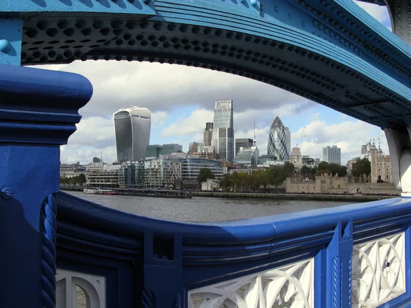 View of London from Tower Bridge — Stock Photo, Image
