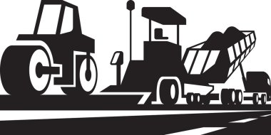 Yollar, sokaklar ve Karayolları asfaltlama