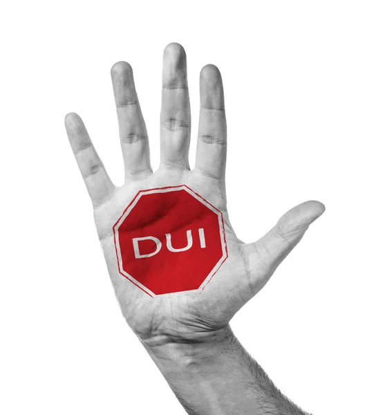 Stopp dui — Stockfoto