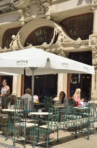 Facade majestätiska Cafe — Stockfoto