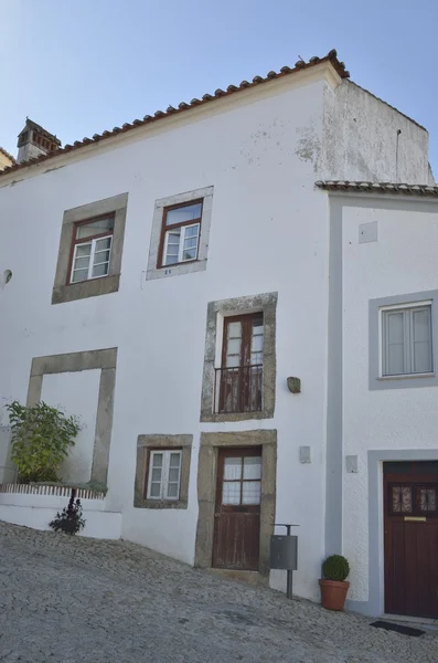 Casa blanca tradicional en Marvao — Foto de Stock