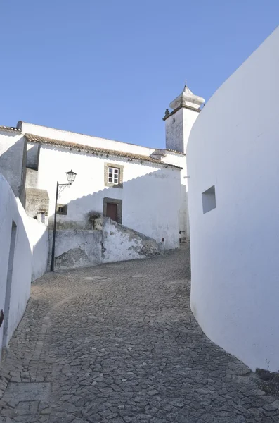 Camino de adoquines en callejón — Foto de Stock