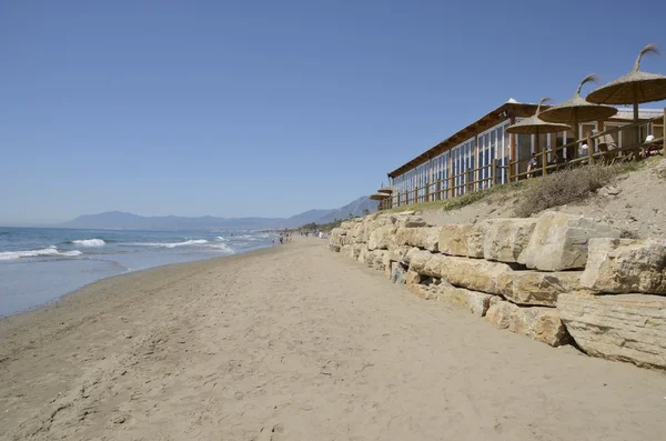 Restaurant à la plage — Photo