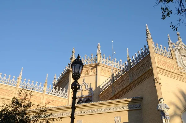 Topo Pavilhão Real Parque Sevilha Andaluzia Espanha — Fotografia de Stock