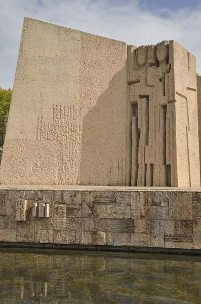 Uma parte do monumento à descoberta da América — Fotografia de Stock