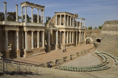 The Roman Theatre of Merida clipart