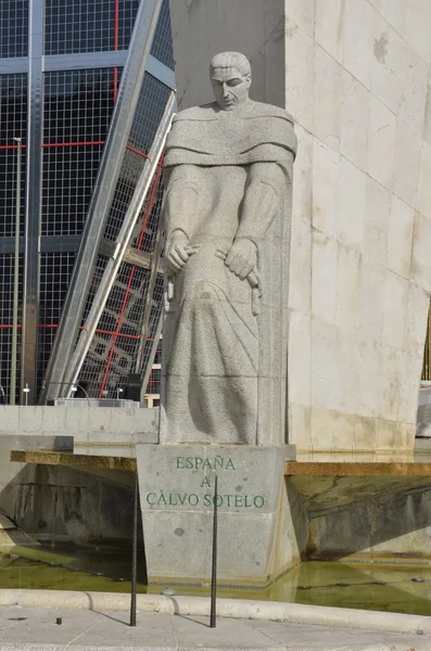 Statue zu calvo sotelo — Stockfoto