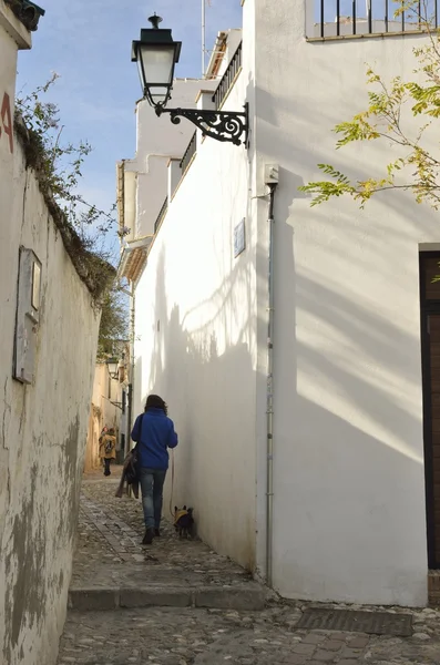 Moorse straat in Granada — Stockfoto