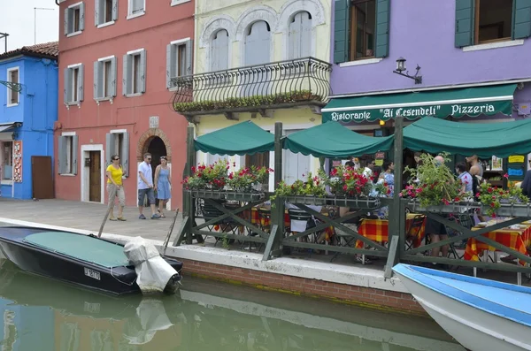 Burano adlı bir İtalyan restoranı — Stok fotoğraf