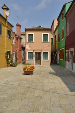 Burano iç plaza