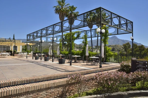 Restaurante al aire libre en casa club — Foto de Stock