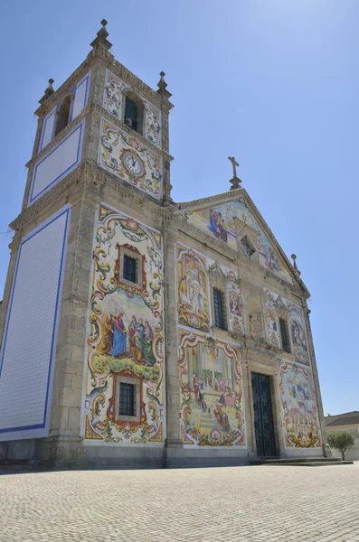 Carreaux de couleur église — Photo