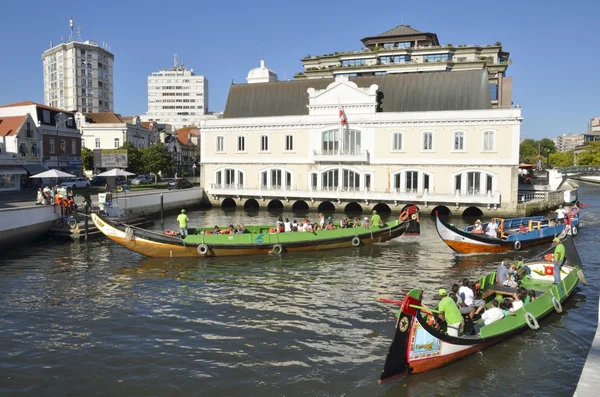 Tradiční lodě Aveiro — Stock fotografie