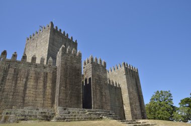 Back of Guimaraes castle clipart