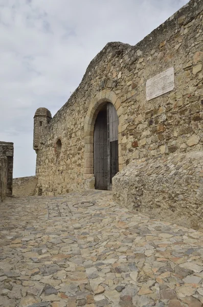 Bejárat a középkori vár — Stock Fotó