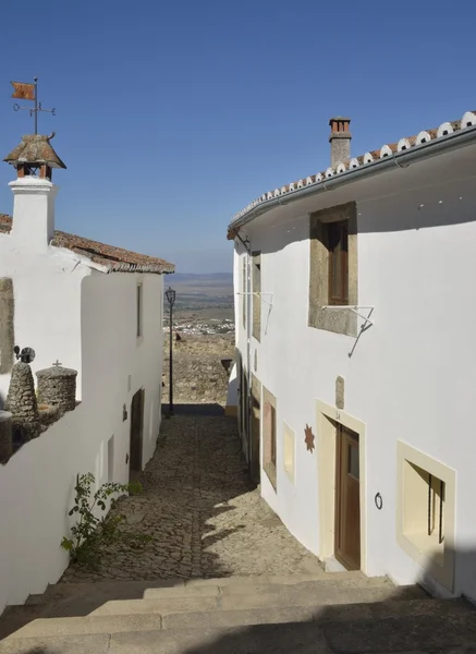 Casas Blancas en Marvao — Foto de Stock