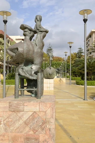 Esculturas de bronce en Marbella — Foto de Stock